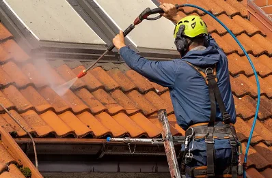 Démoussage et hydrofuge de toiture à Moussages